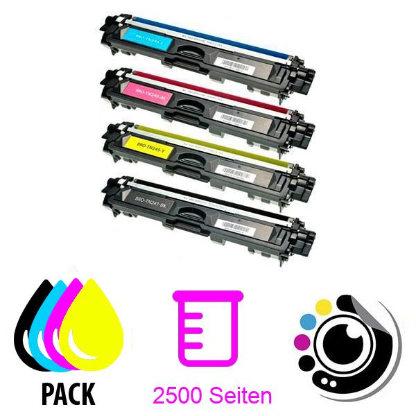 4er-Pack Kompatible Toner Brother TN241 / TN245