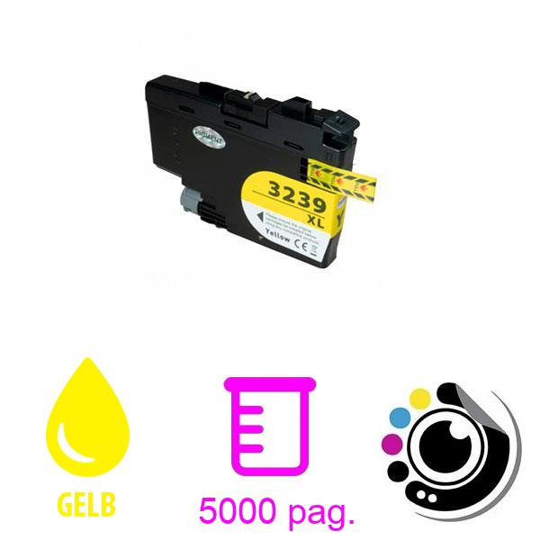 Kompatibel für Brother LC-3239XLY Druckerpatrone gelb