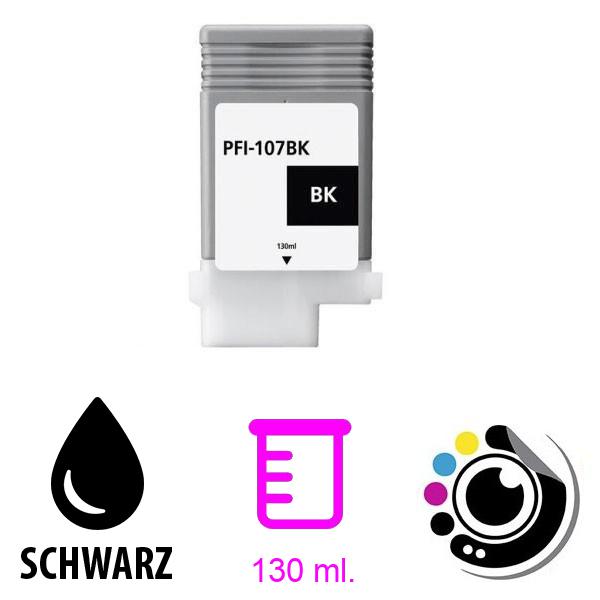 Kompatibel Druckerpatronen Canon PFI107 schwarz PFI-107BK / 6705B001