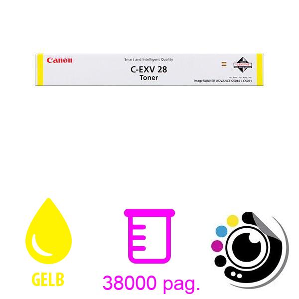 Original Canon Toner C-EXV28 gelb 2801B002