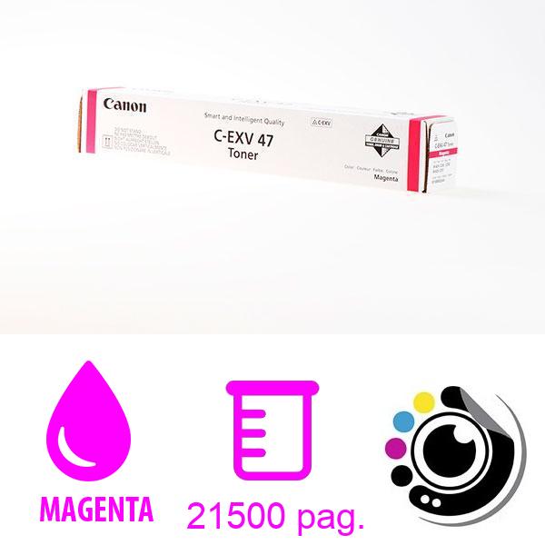 Original Canon Toner C-EXV47 magenta 8518B002