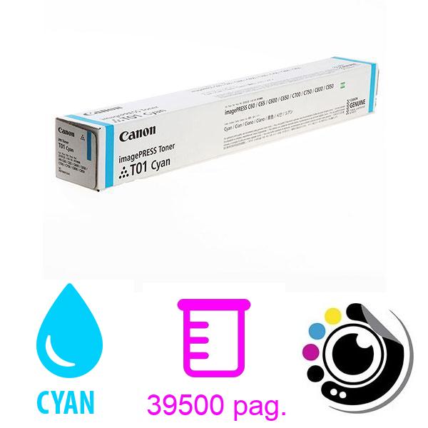 Original Canon Toner T01 cyan 8067B001