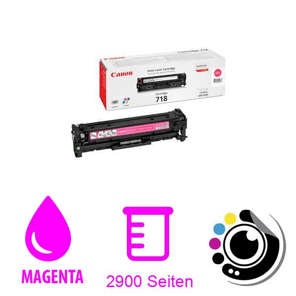 Original Canon Toner 718 magenta 2660B002