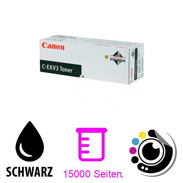 Original Canon Toner C-EXV3 Schwarz 6647A002