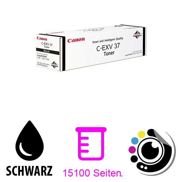 Original Canon Toner C-EXV37 Schwarz 2787B002