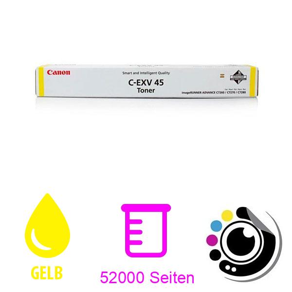 Original Canon Toner C-EXV45 Gelb 6948B002