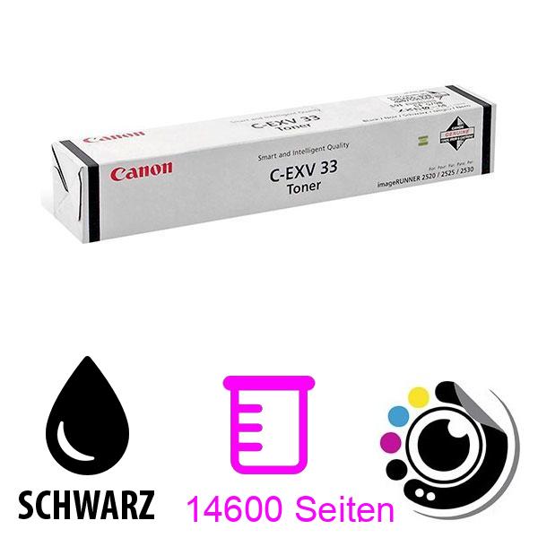 Original Canon Toner C-EXV33 Schwarz 2785B002AA