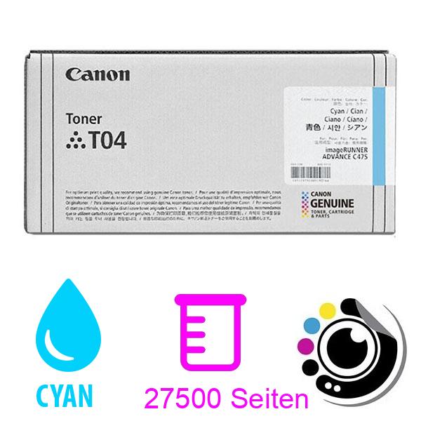 Original Toner Canon T04 Cyan 2979c001