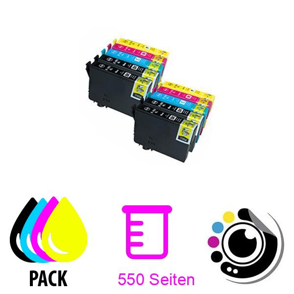 Kompatibel Patrone Pack 10 x Epson 502XL XP5100, X5105, XP5115, XP5150, XP5155, WF2860, WF2865, WF2880, WF2885