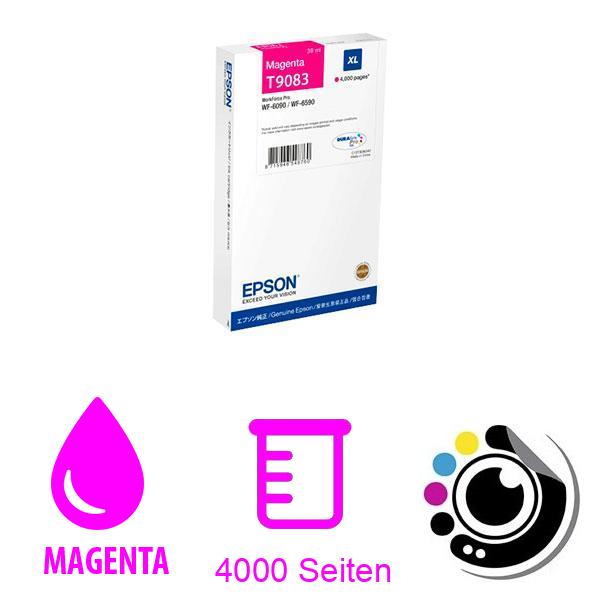 Original Patrone Epson T9083XL magenta C13T908340