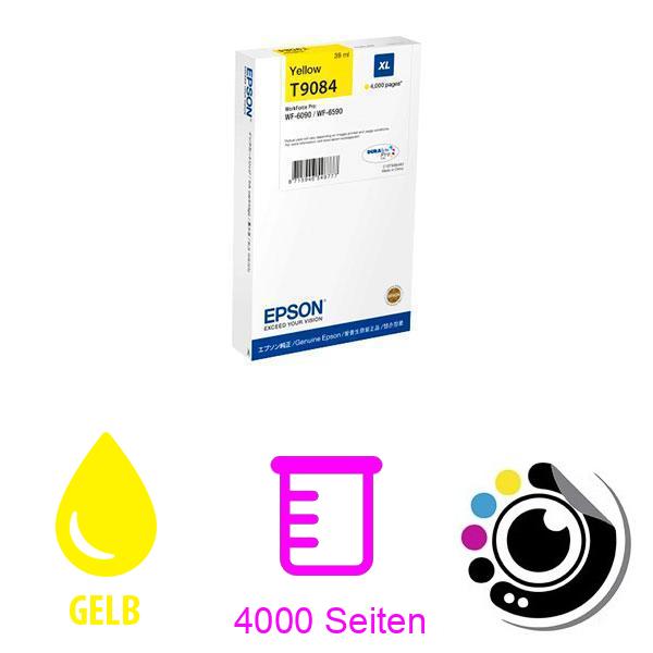 Original Patrone Epson T9084XL gelb C13T908440