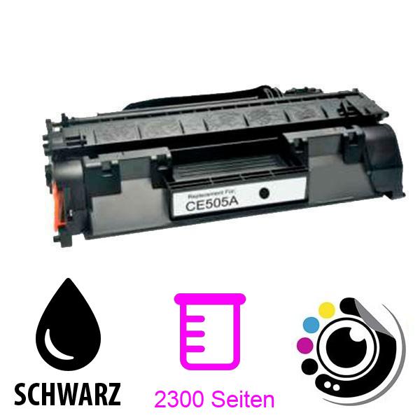 Kompatible Tonerkartusche HP CE505A / 05A, Toner Schwarz