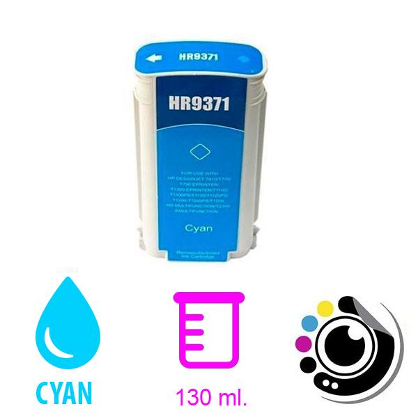 Druckerpatrone Kompatibel HP 72 Cyan C9371A