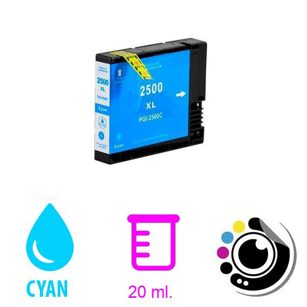 Kompatibel Druckerpatronen Canon cyan PGI2500XL / PGI-2500 - 9265B001