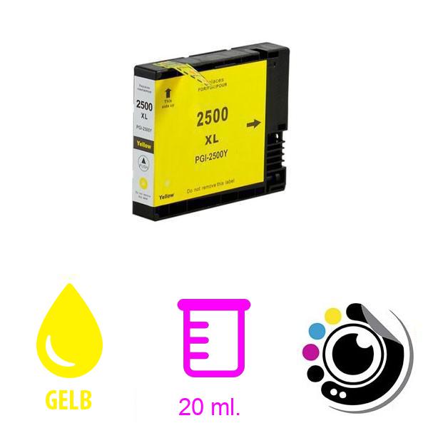 Kompatibel Druckerpatronen Canon gelb PGI2500XL / PGI-2500 - 9267B001
