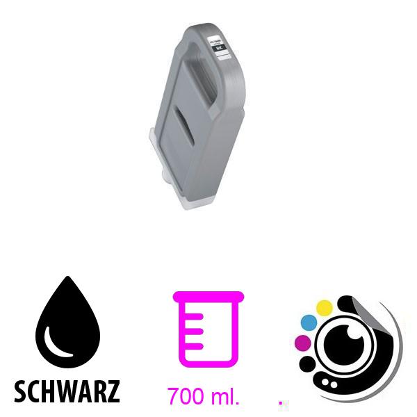 Kompatibel Druckerpatronen Canon PFI706 / PFI306 schwarz 6680B001 / 6656B001 PFI-706MBK