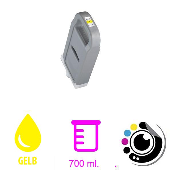 Kompatibel Druckerpatronen Canon PFI706 / PFI306 gelb 6684B001 / 6660B001 PFI-706Y