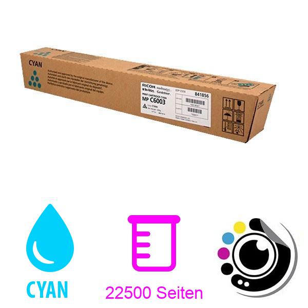 Originaltoner Ricoh MP-C4503 / 5503 / 6003 - 841856 cyan