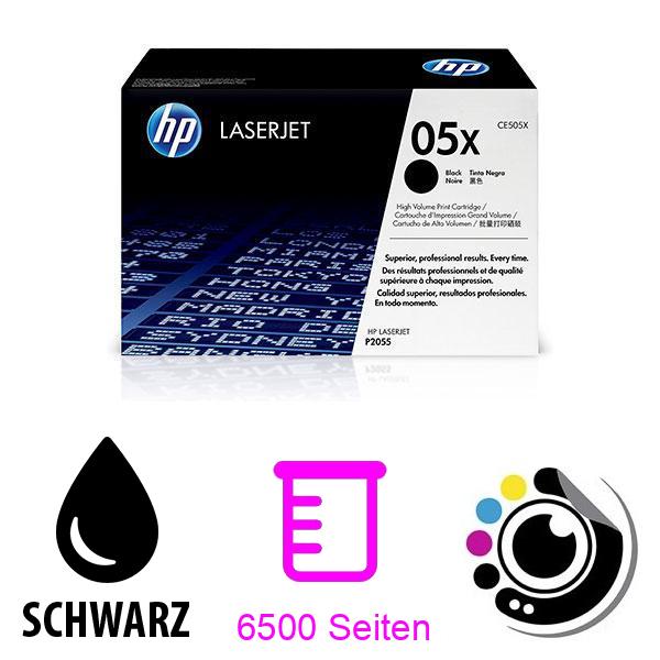 Original Toner HP CE505XC Schwarz Defekte Box