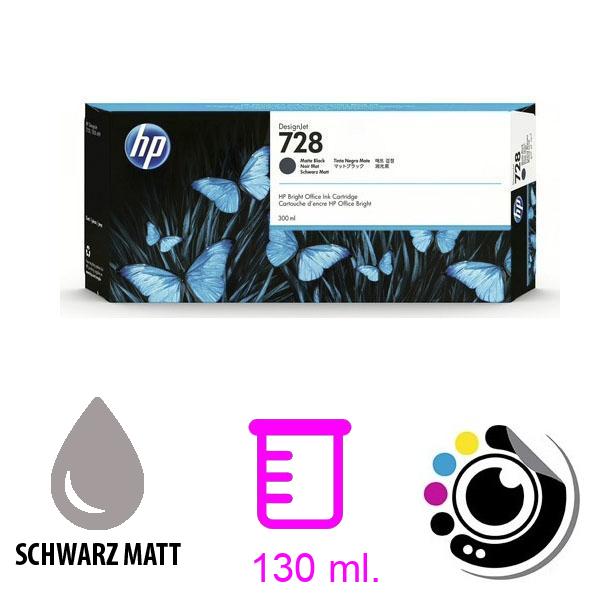 Original Patrone HP 728 Mattschwarz