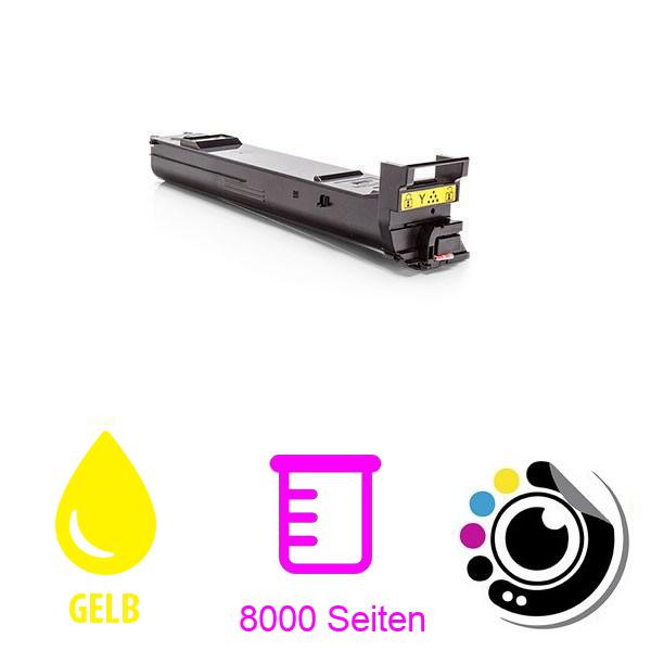 Kompatibler Toner Konica Minolta Magicolor 4650 / 4690MF / 4695MF Gelb A0DK252