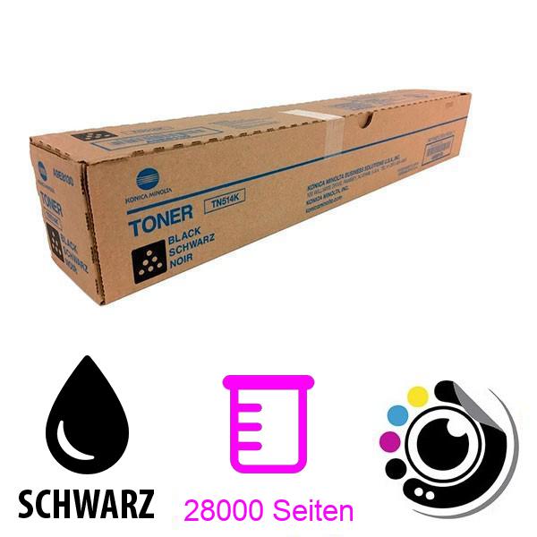Original Toner Konica Minolta TN-514 K (A9E8150)