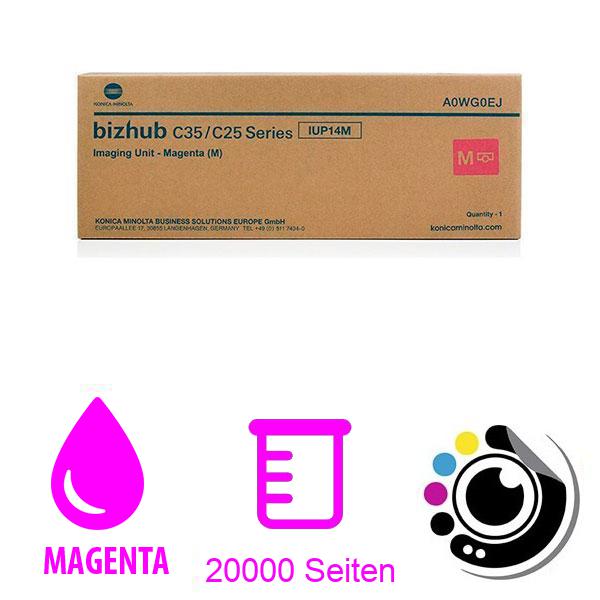 Originale Trommel Konica Minolta Bizhub C25 / C35 Magenta IUP14M - A0WG0EJ