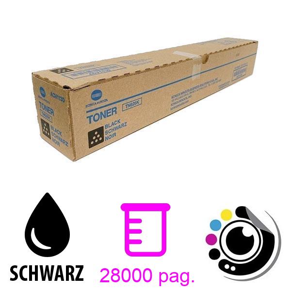 Original Toner Konica Minolta TN-626 Schwarz (ACV1150)