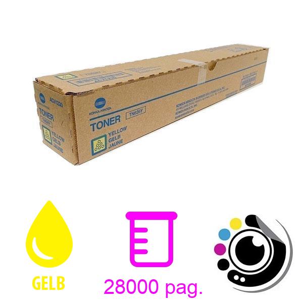 Original Toner Konica Minolta TN-626 Gelb (ACV1250)