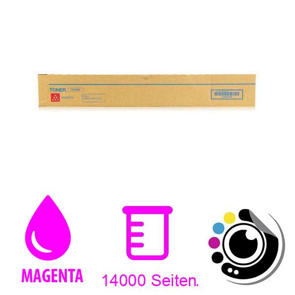 Original Toner Konica Minolta TN328 Magenta AAV8350H GERINGE KAPAZITÄT