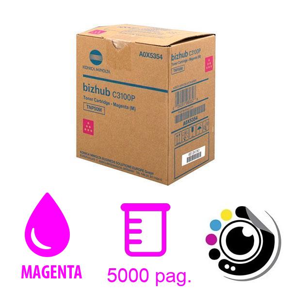 Original Toner Konica Minolta TNP50 Magenta A0X5354