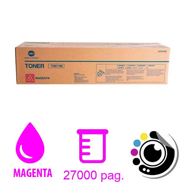 Original Toner Konica Minolta TN611 Magenta