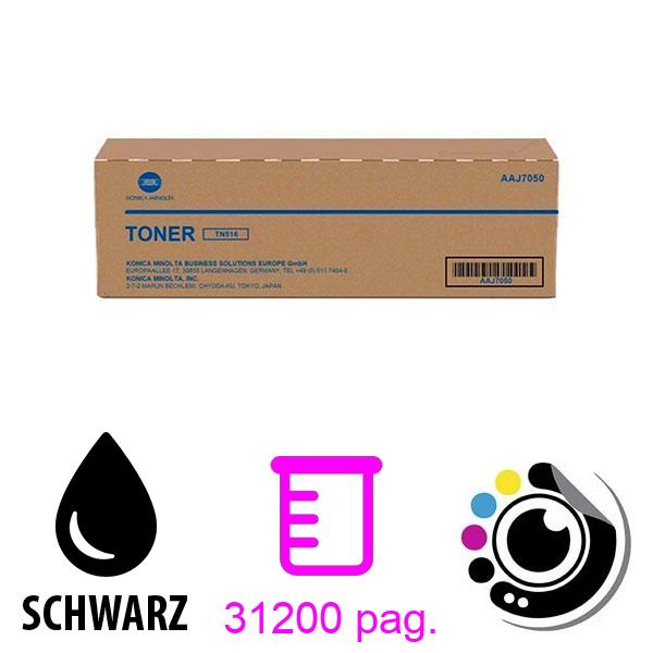 Original Toner Konica Minolta TN516 schwarz AAJ7050