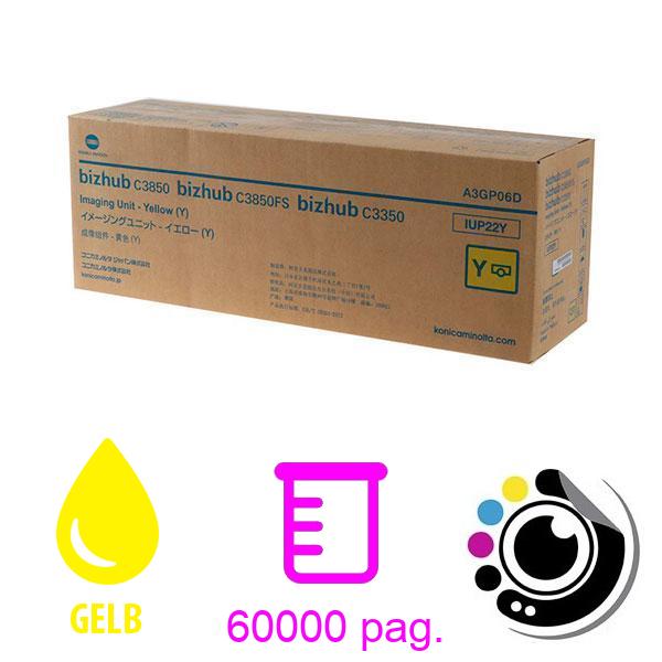 Originale Trommel Konica Minolta IUP-22 Gelb A3GP06D