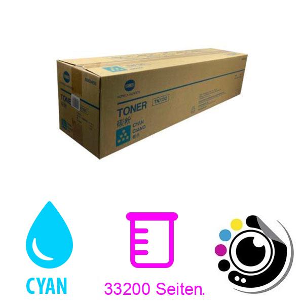 Original Toner Konica Minolta TN713 Cyan A9K8450
