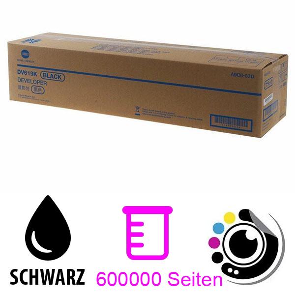 Originalentwickler Konica Minolta DV619 schwarz A9C803D