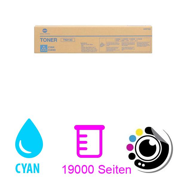 Original Toner Konica MInolta TN213 Cyan A0D7452