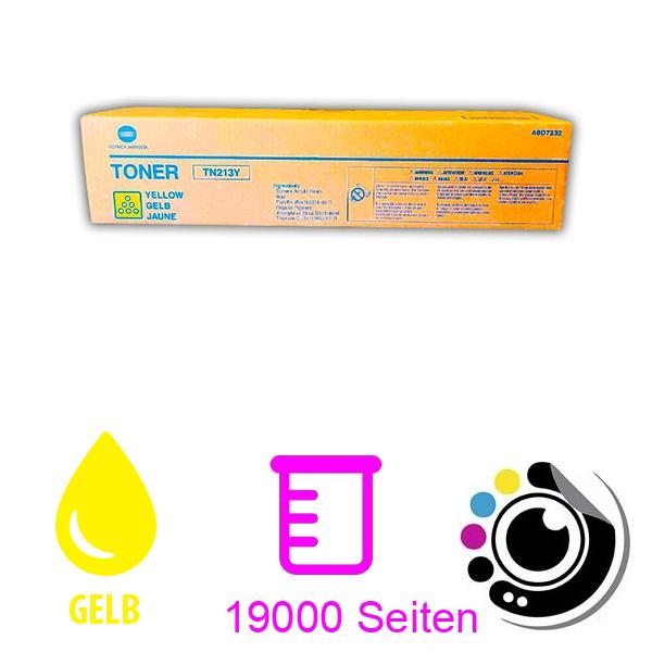 Original Toner Konica MInolta TN213 Gelb A0D7252
