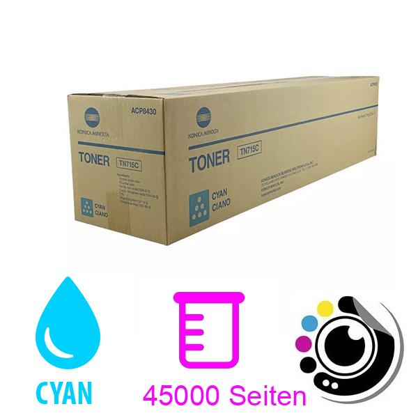 Toner Original Konica Minolta TN715 Cyan ACP8450