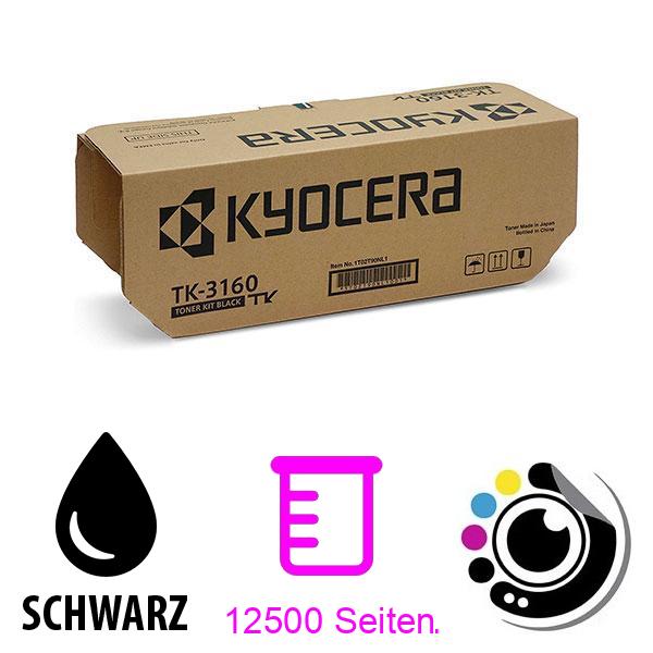 Original Toner Kyocera TK-3160 Schwarz 1T02T90NL0