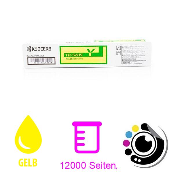 Original Toner Kyocera TASKalfa 356 ci TK5205 Gelb 1T02R5ANL0