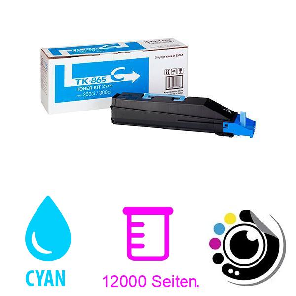Original Toner Kyocera TK-865 Cyan 1T02JZCEU0