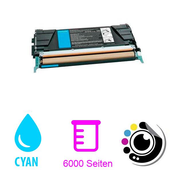 Kompatibler Toner C734A1CG Lexmark C734 / C736 / X738 cyan
