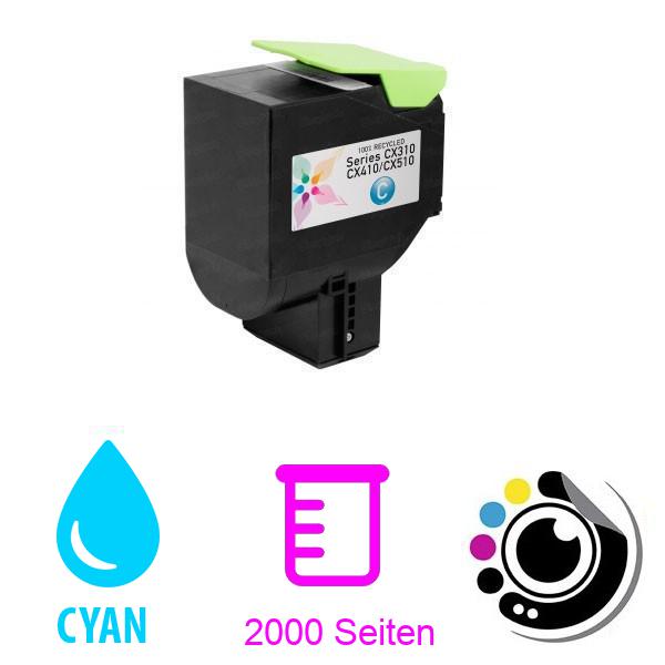 Kompatibler Lexmark-Toner Cyan 80C2SC0/802SC (CX310/CX410/CX510)