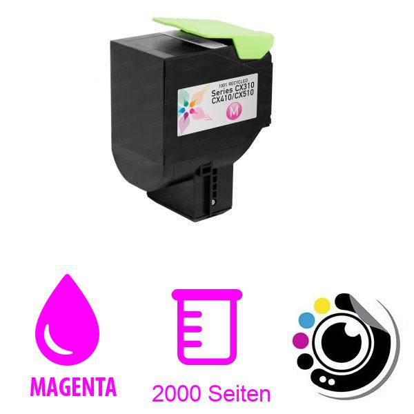 Kompatibler Lexmark-Toner Magenta 80C2SM0/802SM (CX310/CX410/CX510)