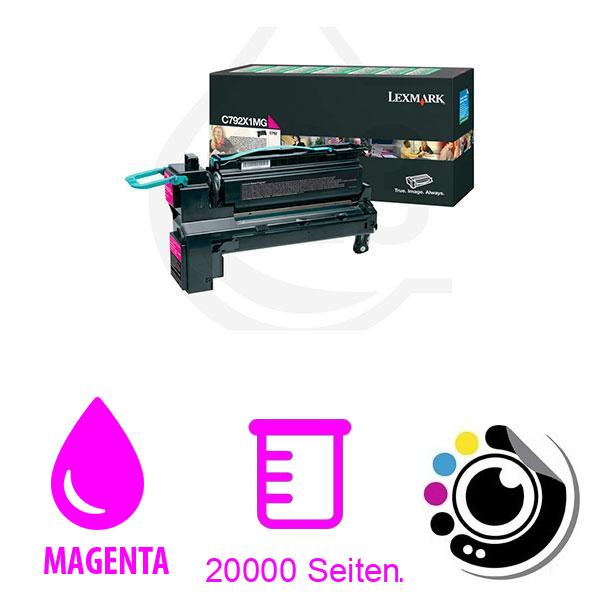 Original Toner Lexmark C792X1MG Magenta