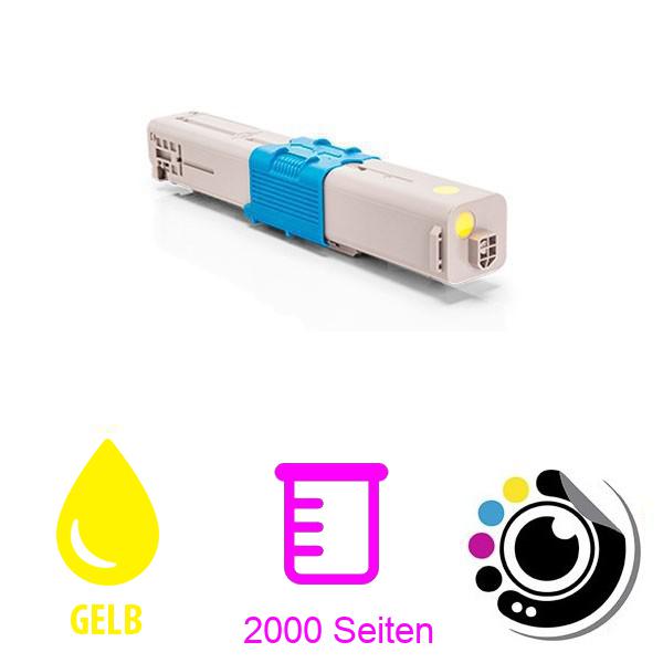 Kompatibler Toner OKI C310 / C330 / C331 / C510 / C511 / C530 / C531 Gelb 44469704