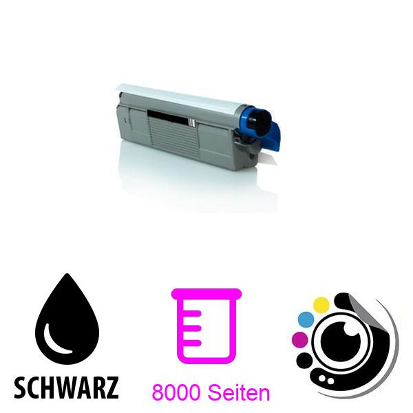 Kompatibel Toner OKI C610 Schwarz 44315308