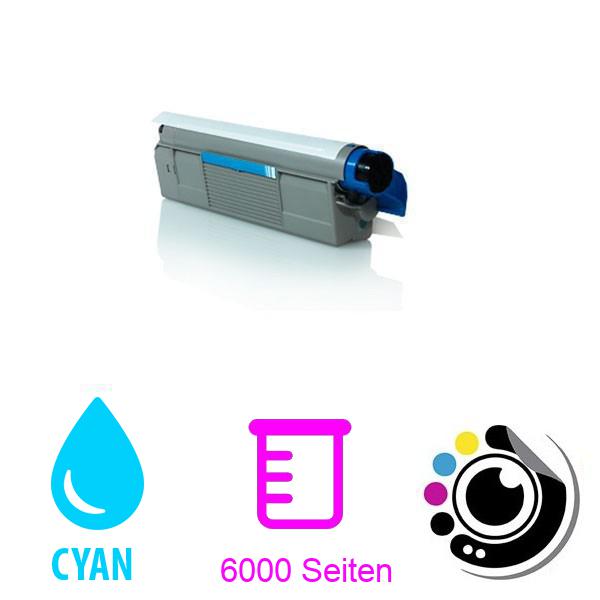 Kompatibel Toner OKI C610 Cyan 44315307