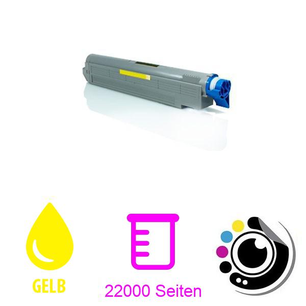 Kompatibler Toner OKI C9655 Gelb 43837129